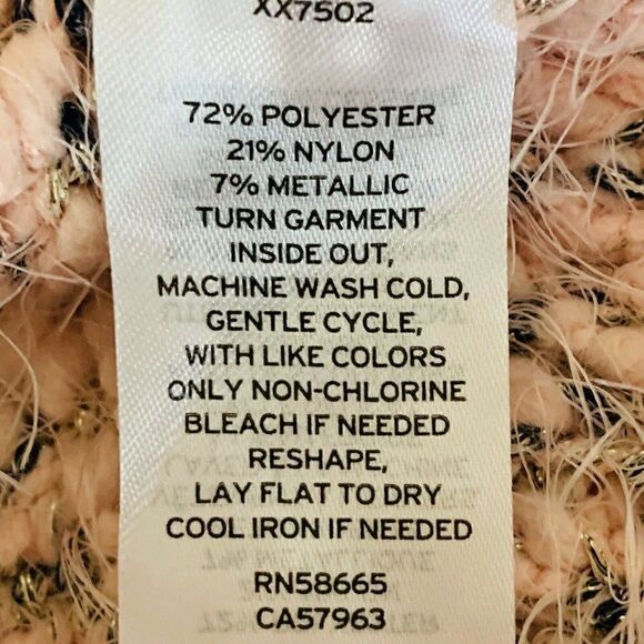 Harper Canyon Girls XL Pink Fuzzy Soft Sparkle Knit Sweater Pullover - Picture 8 of 9